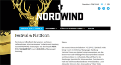 Desktop Screenshot of nordwind-festival.de